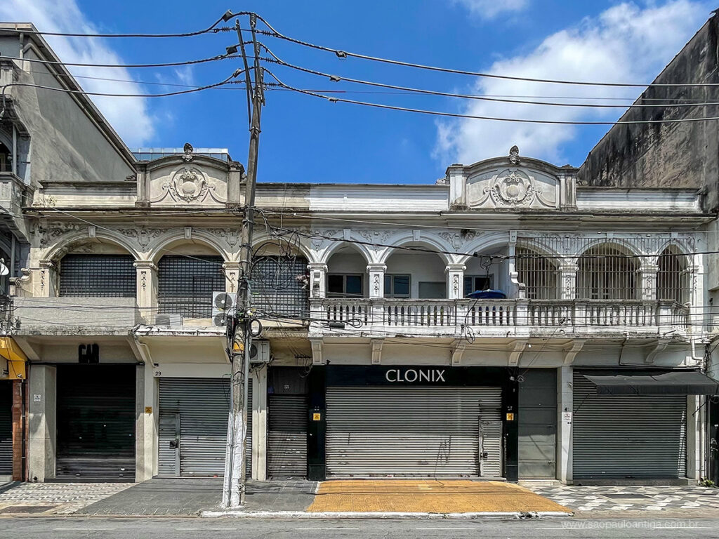 Sobrados Rua Dos Italianos S O Paulo Antiga