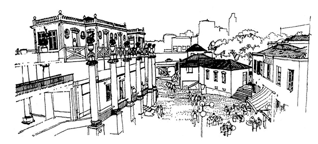 Primeiro projeto cultural da Vila Itororó, de 1978 (clique para ampliar)