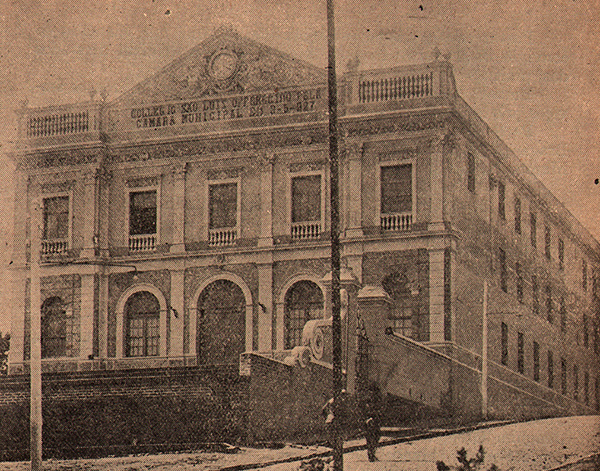 O prédio após a reforme em dezembro de 1927 (clique para ampliar).