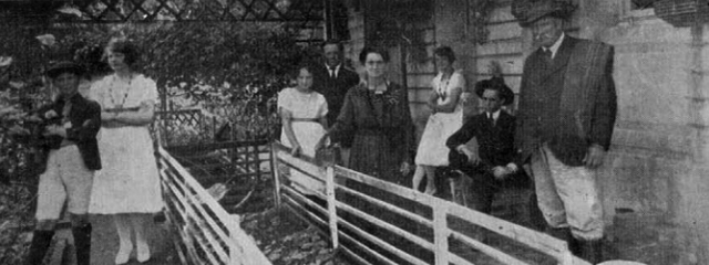 Na foto Guilherme Praun da Silva com esposa e filhos em 1920.