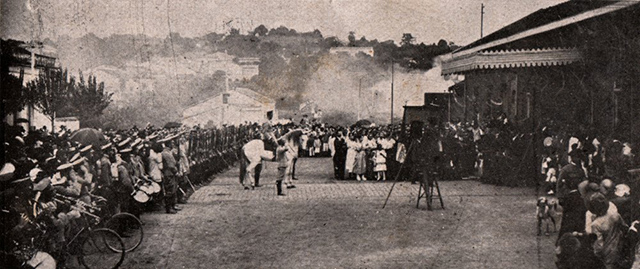A segunda estação em foto dos anos 1910 (clique na foto para ampliar).