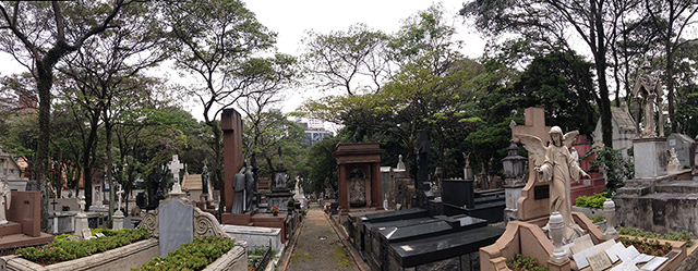Cemitério da Consolação, na região central de São Paulo