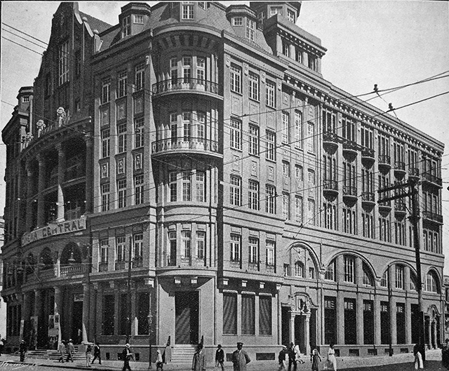Cine Central fotografado em 1917 (clique na foto para ampliar)