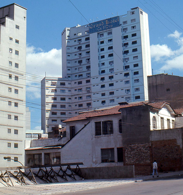 O antigo Hotel Cad'Oro, que não existe mais