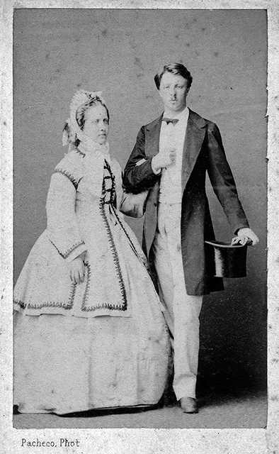 Retrato de Conde e Condessa D'Eu em 1864