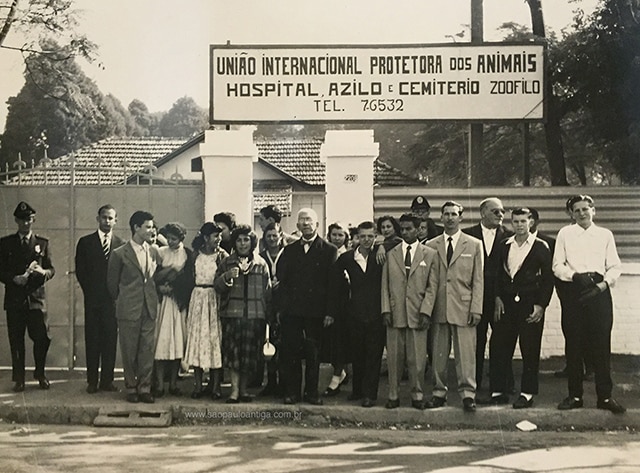 Entrada da UIPA no Ibirapuera na década de 50 (clique na foto para ampliar)