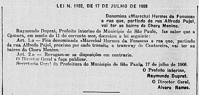 Fonte: Correio Paulistano - Edição 16141, página 4 - ano de 1908