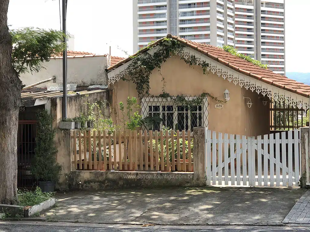 São Paulo Antiga — Casa antiga na Rua Tomé de Sousa, Alto da Lapa
